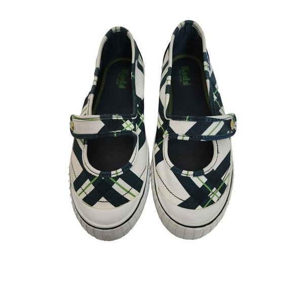 Keds Shoes - Keds Women's Navy/White WF21886 Craze Chatham Plaid Mary Jane Shoe Size 6